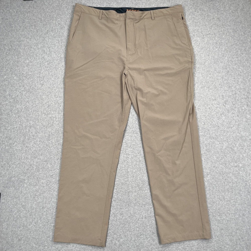 Teren Lightweight Traveler Pants Mens 40x30 Khaki Insect Repellent Hiking Chino
